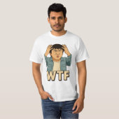 Jackie Chan WTF Meme T - Shirt - Ghibli Art Style (Vorne ganz)