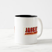 Jackie-Diner-Tasse Zweifarbige Tasse (VorderseiteRechts)
