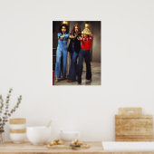 Jackie Donna und Laurie, die 70er zeigen Poster (Küche)