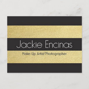 Jackie Encinas Makeup Artist & Fotograf Postkarte