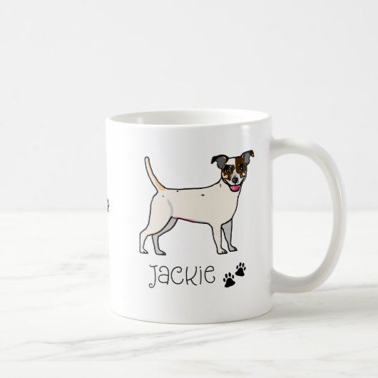 Jackie-Hund-Tasse Kaffeetasse (Rechts)