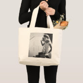 Jackie Kennedy, 1953 Jumbo Stoffbeutel (Vorderseite (Produkt))