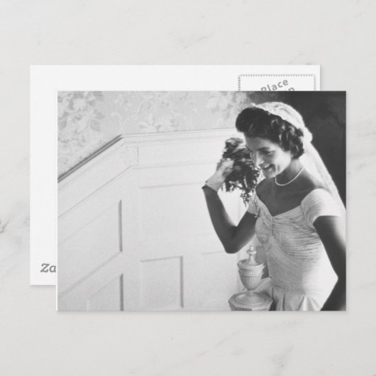 Jackie Kennedy, 1953 Postkarte (Vorne/Hinten)