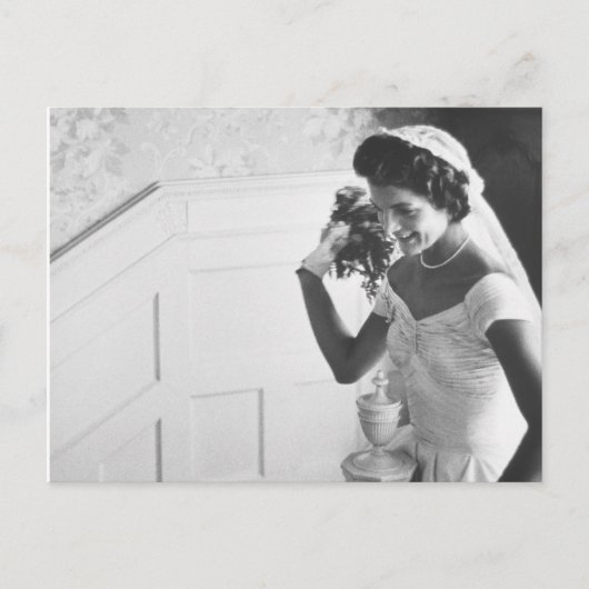 Jackie Kennedy, 1953 Postkarte (Vorderseite)