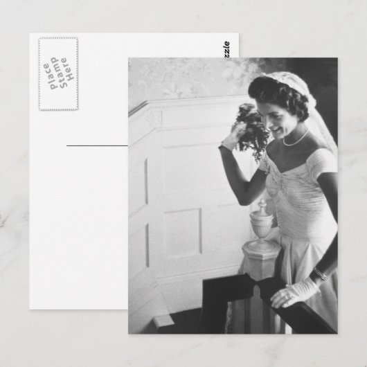 Jackie Kennedy, 1953 Postkarte (Vorne/Hinten)