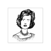 Jackie Kennedy Briefmarke Gummistempel (Prägung)