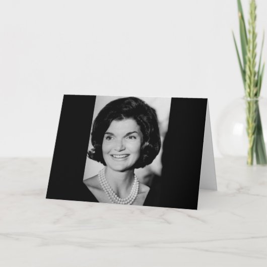 Jackie Kennedy Karte (Vorderseite)