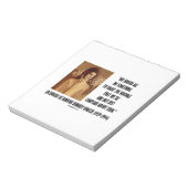 Jackie Kennedy macht etwas Richtiges Notizblock (Rotiert)