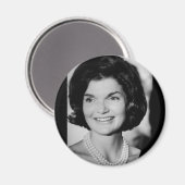 Jackie Kennedy Magnet (Vorderseite/Rückseite)