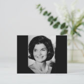 Jackie Kennedy Postkarte (Stehend Vorderseite)