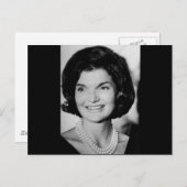 Jackie Kennedy Postkarte (Vorne/Hinten)