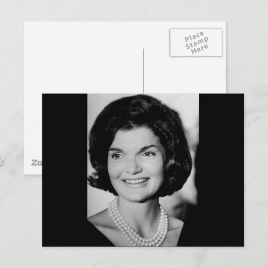 Jackie Kennedy Postkarte (Vorne/Hinten)