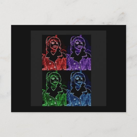 Jackie Kennedy Postkarte (Vorderseite)