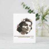 Jackie Kennedy Postkarte (Stehend Vorderseite)