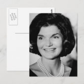 Jackie Kennedy Postkarte (Vorne/Hinten)