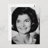Jackie Kennedy Postkarte (Vorne/Hinten)