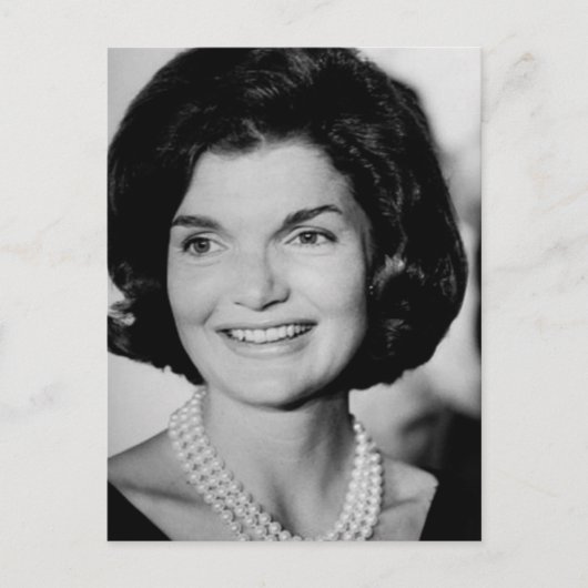Jackie Kennedy Postkarte (Vorderseite)