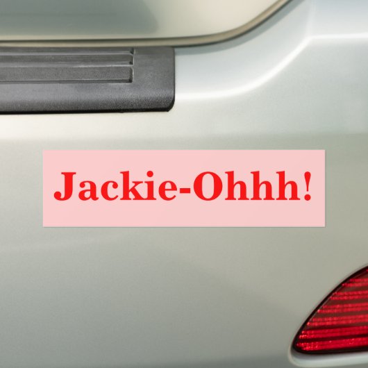Jackie-Ohhh! Autoaufkleber (Auf Auto)