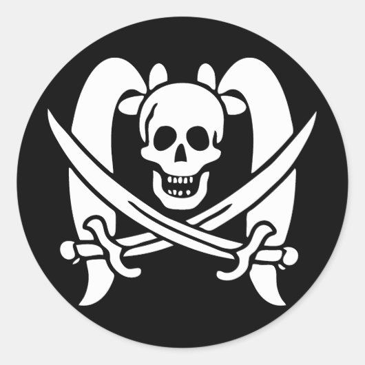 Jackie Rackham Runder Aufkleber (Vorderseite)