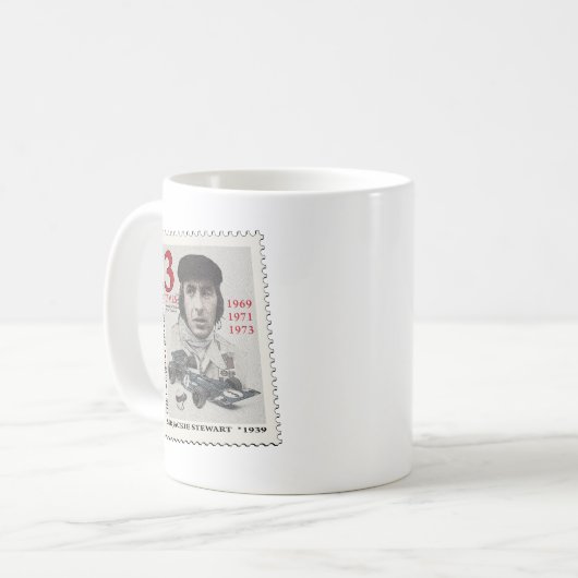 Jackie Stewart Kaffeetasse (Vorderseite Links)