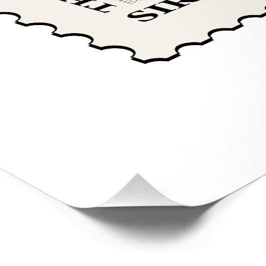 Jackie Stewart Poster (Ecke)