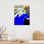 Jackiea und der RED Ninja Clan 6 Poster (Küche)