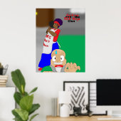 Jackiea und der RED Ninja Clan Cover 12 Poster (Heimbüro)