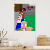 Jackiea und der RED Ninja Clan Cover 12 Poster (Küche)