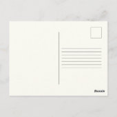 Jackkaninchen in der Wüste Brush Southwestern Postkarte (Rückseite)