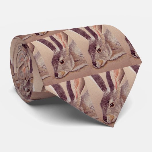 Jackkaninchen Krawatte (Gerollt)