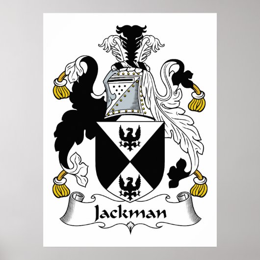 Jackman Familienwappen Poster (Vorne)