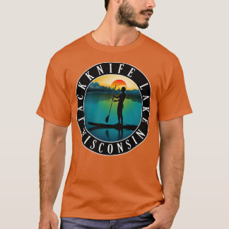 Jackmesser Lake Wisconsin Paddleboarding T-Shirt