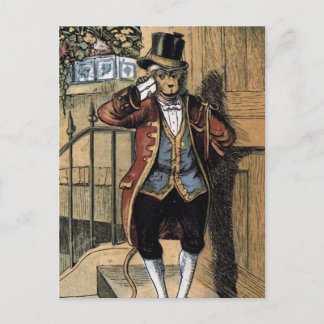 Jacko the Monkey Vintag Illustration Postkarte