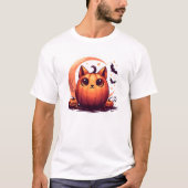 Jack'O'Lantern Cat T-Shirt (Vorderseite)