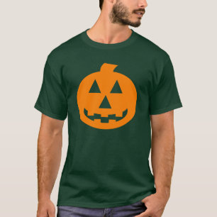 Jacko'Lantern Confetti-grafische Orange T-Shirt