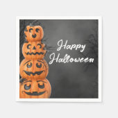 Jackolantern-Halloween-Party Serviette (Vorderseite)