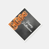 Jackolantern-Halloween-Party Serviette (Ecke)