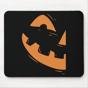 JackOLantern Halloween Pumpkin Unicorn Girl Toddle Mousepad