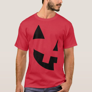 JackOLantern Pumpkin Face Print Halloween Matching T-Shirt