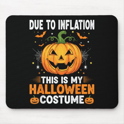 Jackolantern Pumpkin Funny Halloween Costume Men W Mousepad (Vorne)