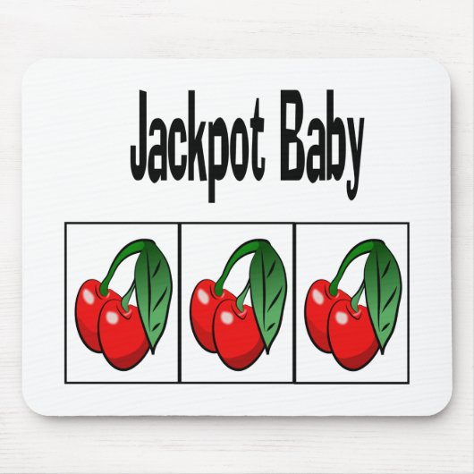 Jackpot-Baby-Mausunterlage Mousepad (Vorne)