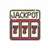 Jackpot Extra-Large 14" x 14" Vinyl Stickers Aufkleber (Vorderseite)