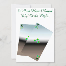 Jackpot-Flat-Jubiläumskarte Feiertagskarte