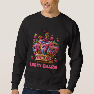 Jackpot-Gewinner LUCKY CHARM 777 Slot Machine Gamb Sweatshirt