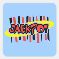 Jackpot-Gewinner - Retro-Gambling-Stil