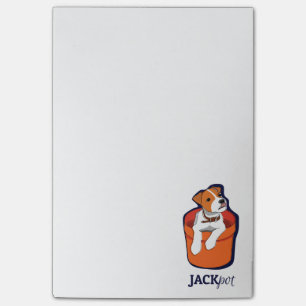 Jackpot-Jack-Russell-Terrier-Post-Itanmerkungen Post-it Klebezettel