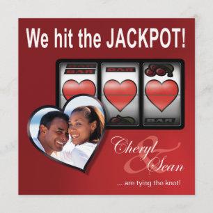 Jackpot Las Vegas, das Save the Date Wedding ist