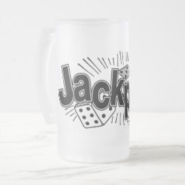 Jackpot Mattiert Glass Beer Tasse