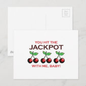 Jackpot Postkarte (Vorne/Hinten)
