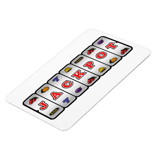 Jackpot Slot Machine Magnet (leicht) (Linke Seite)